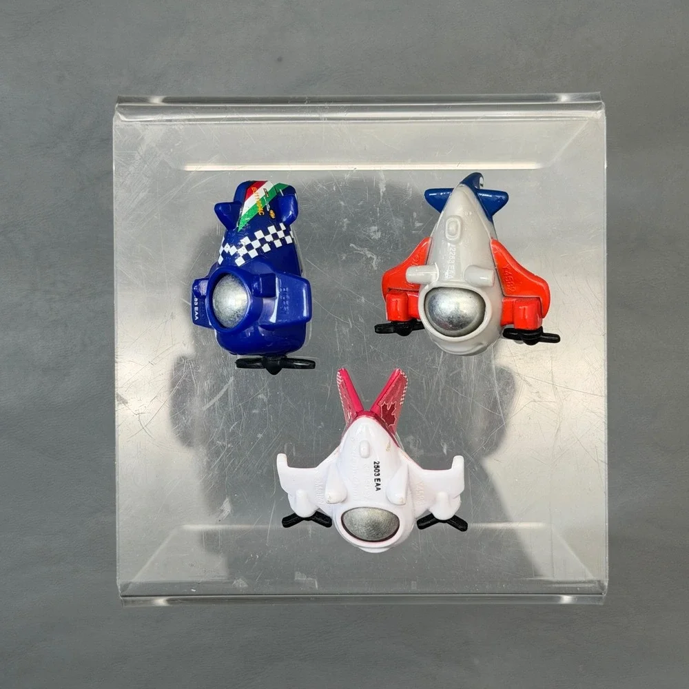 Disney Planes Micro Drifters Lot of 3 Mini Figures Rochelle Bulldog